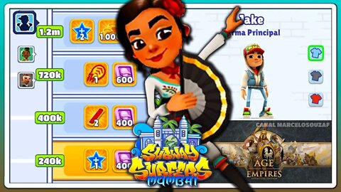 Subway Surfers Mumbai 2021 | Mudança no Menu e Age of Empires Mobile | Recorde com Rosa