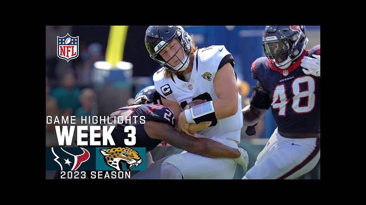 Houston Texans vs. Jacksonville Jaguars | 2023 Week 3 Game Highlights