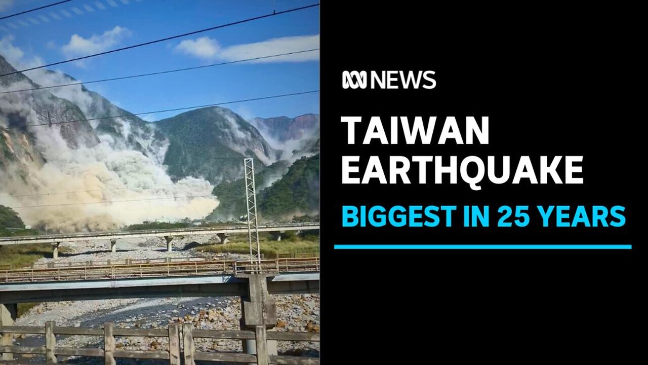 Taiwan earthquake_ Latest footage