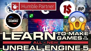 Learn To Make Games in the All in New Unreal Engine 5 (Humble Bundle Only 1$)