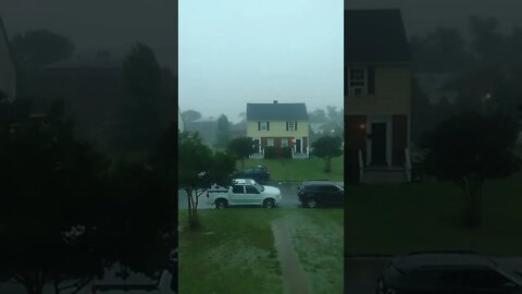 super rainstorm Richmond Virginia 2022#rain video#peaceful #nature #home video