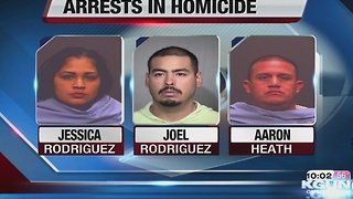 Three arrested in connection with December homicide