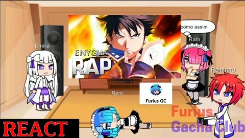 Re Zero React ao Rap do Roy Mustang #anime