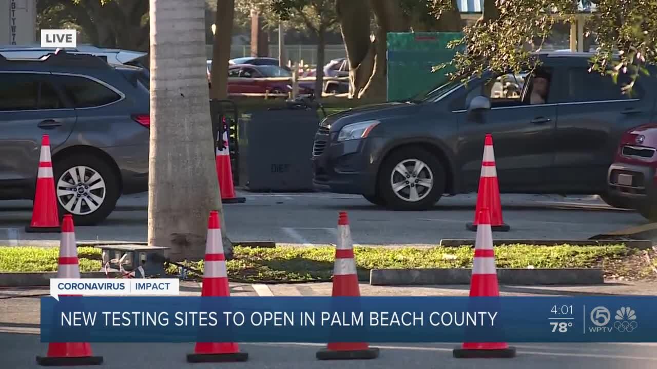 COVID-19 testing site at Gaines Park in West Palm Beach experiences 4-hour wait