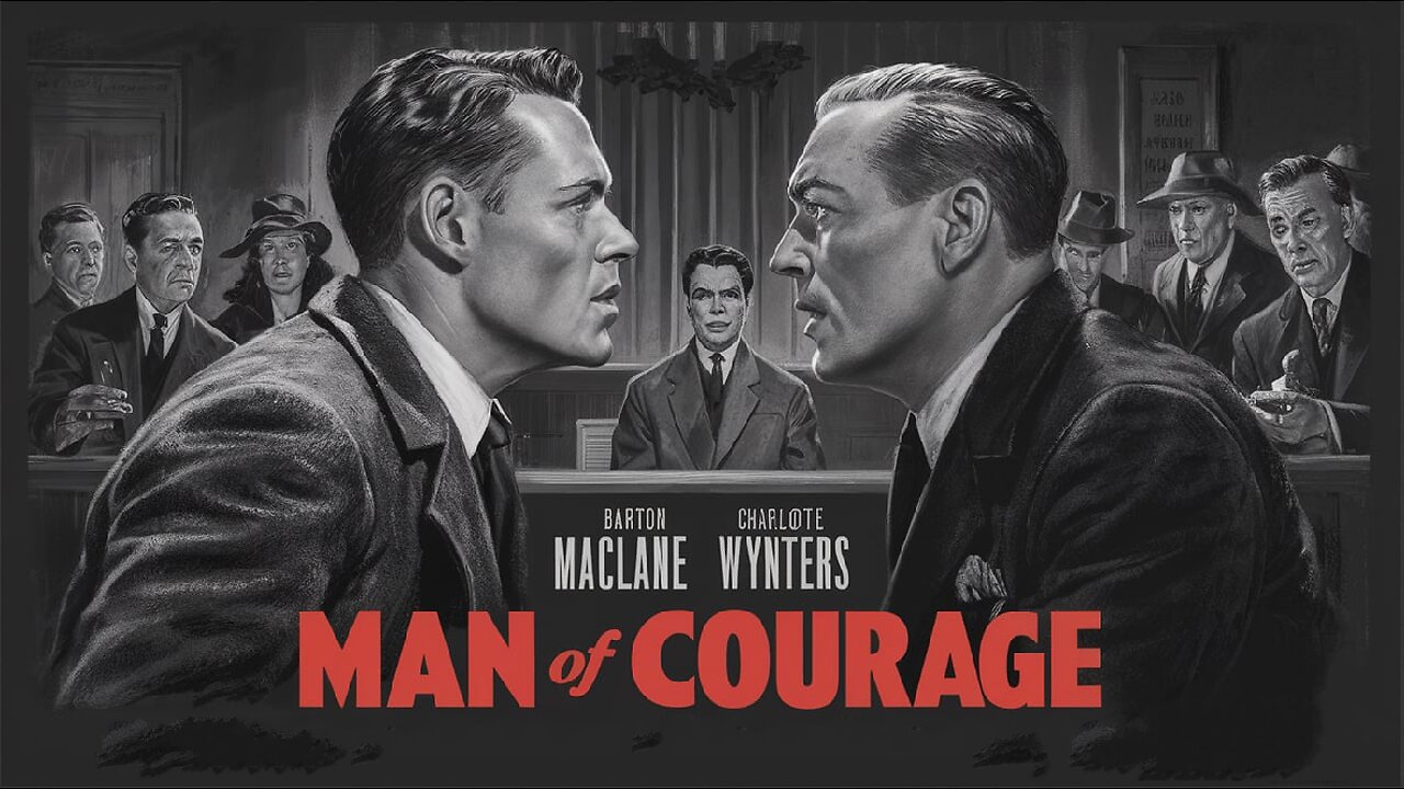 MAN OF COURAGE (1943)Barton MacLane, Charlotte Wynters & Lyle Talbot| Drama | B&W| Classic Film