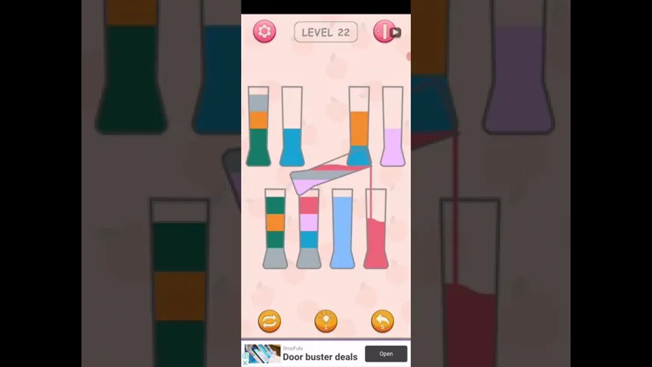 Water Sort Puzzle Level 22