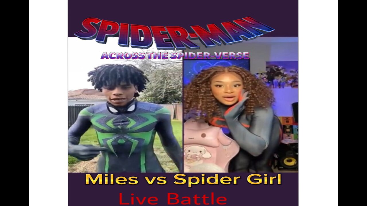 Miles vs Spider Live Battle!!