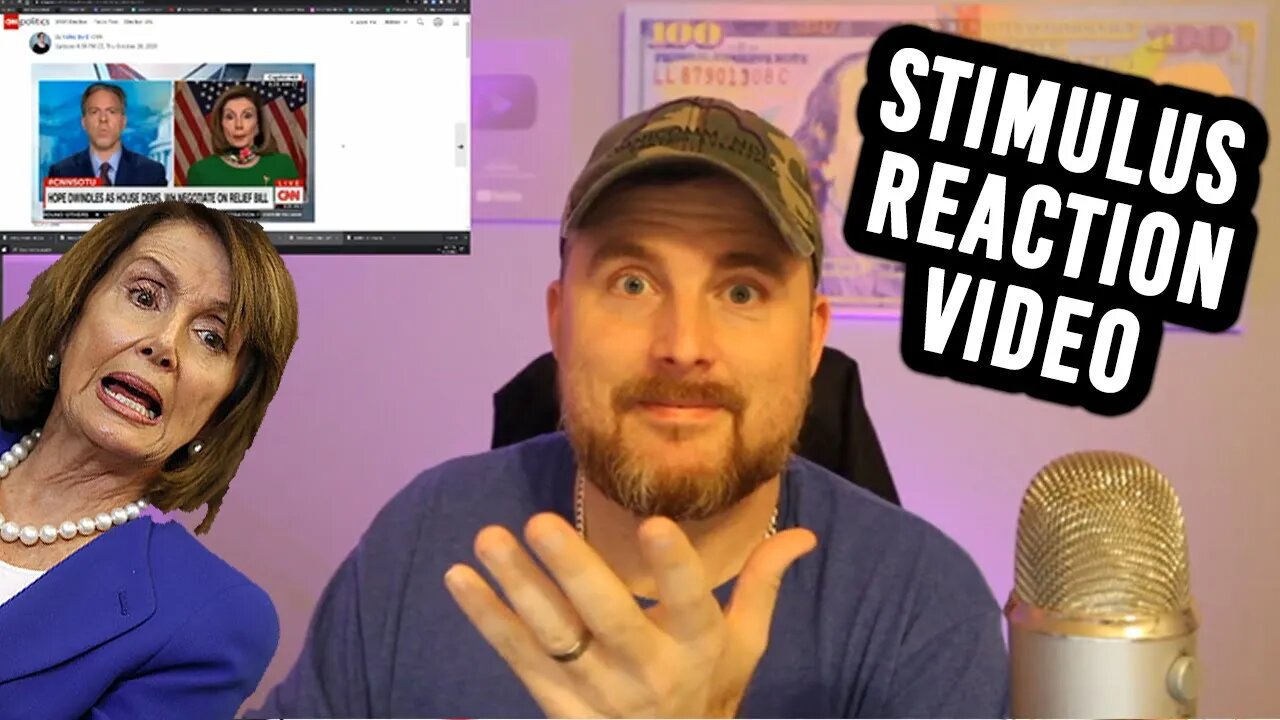 Stimulus Update 🧨 REACTION VIDEO TO NANCY PELOSI STALLING STIMULUS TALKS & NEGOTIATIONS | @Markisms