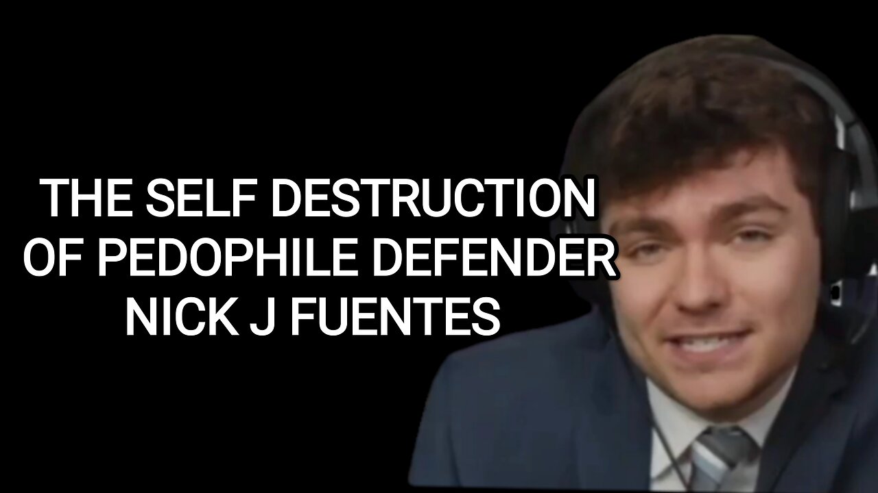 Nick J Fuentes self destructs - Jaden McNeil clip