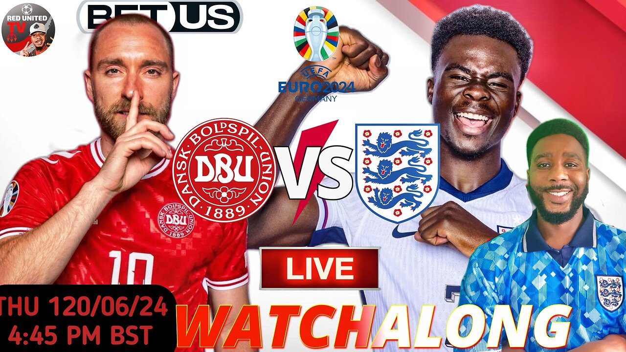 DENMARK vs ENGLAND LIVE WATCHALONG - UEFA EUROS 2024 | Ivorian Spice