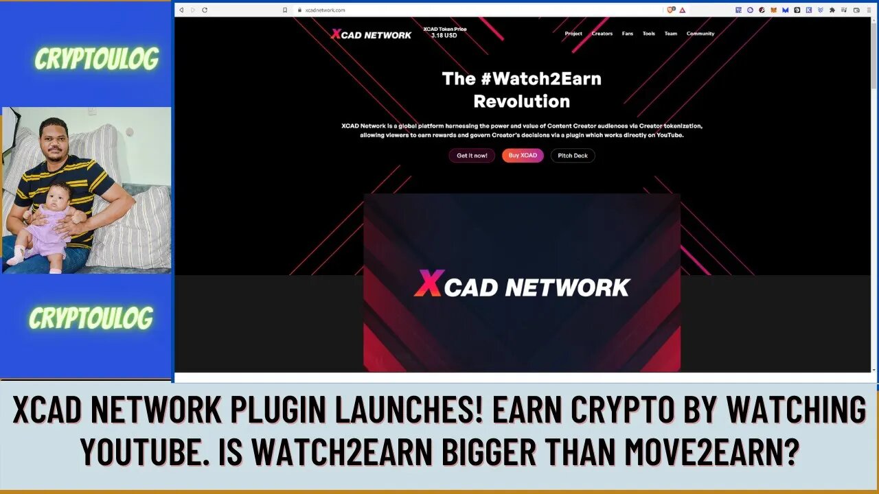 XCAD Network Plugin Launches! Earn Crypto By Watching Youtube. Is Watch2Earn Bigger Than Move2Earn?