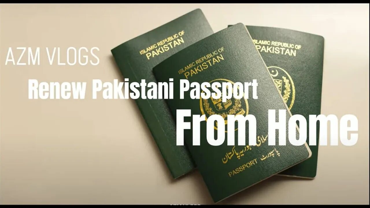 Renew Your Passport From Home | Here Are Some Steps you need | AZMVLOGS