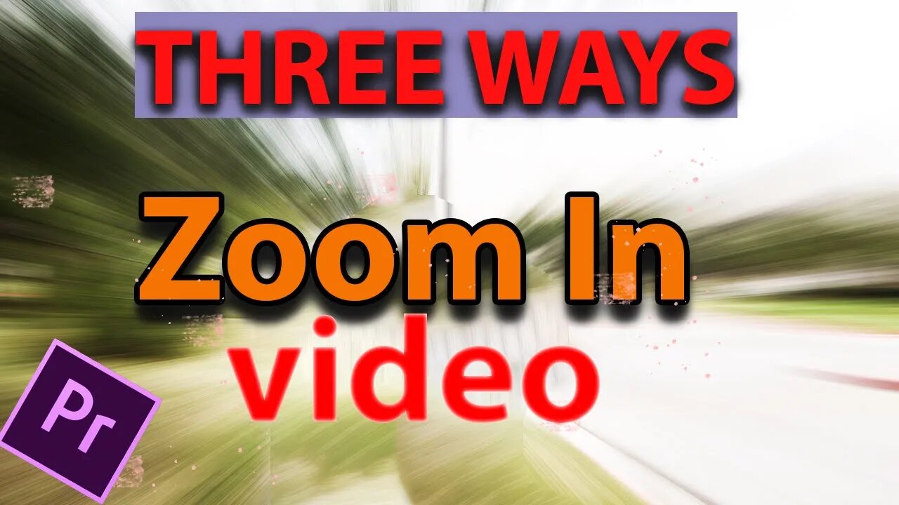 Premiere Pro: How To Zoom Into a video in premiere pro