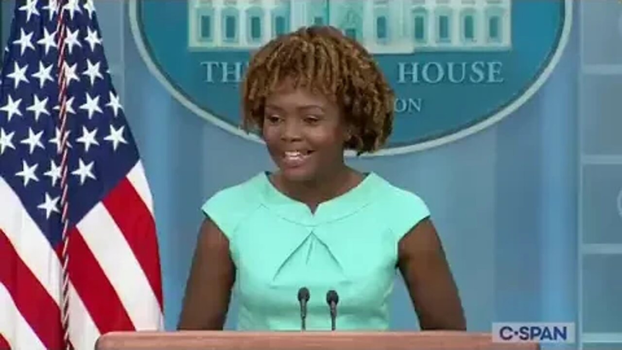 Jean-Pierre refuse to answer when pressed about her past claims that the 2016 election was "stolen."