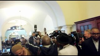 SOUTH AFRICA - Cape Town - Cyril Registers for 6th Parliament and attends ANC Caucus (Video) (aWg)