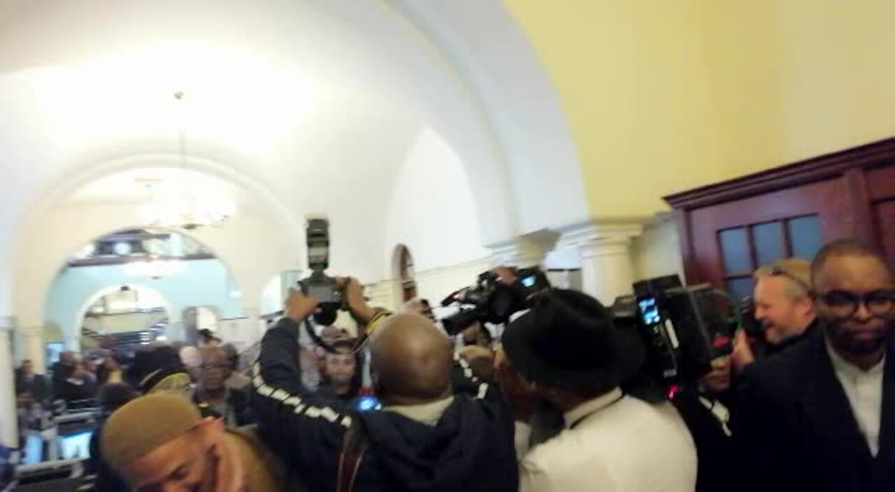 SOUTH AFRICA - Cape Town - Cyril Registers for 6th Parliament and attends ANC Caucus (Video) (aWg)