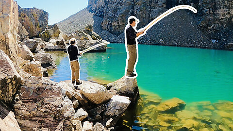 Fishing a Gorgeous Lake for Colorado's Greenback Cutthroat Trout. Catching over 40 Fish in One Day!