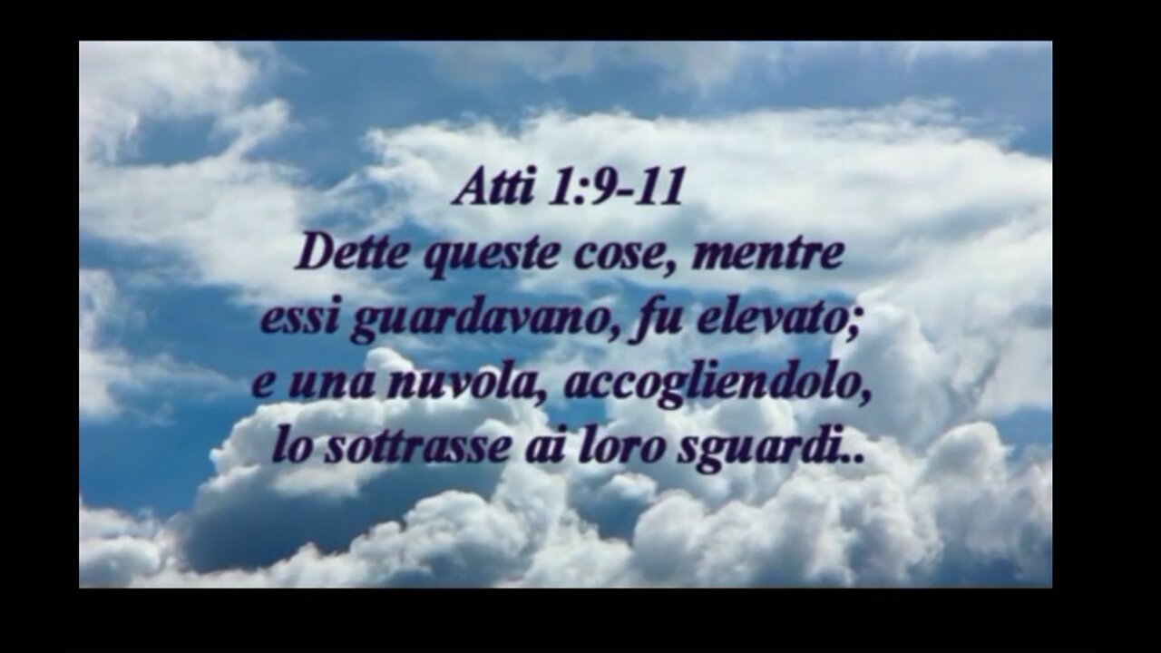 Gesù Ritornerà!E' una promessa della Bibbia,la Parola di Dio.Perché colui che Dio ha mandato dice le parole di Dio;Dio infatti non dà lo Spirito con misura.Chi crede a GESù ha vita eterna,chi invece rifiuta di credere a GESù non vedrà la vita