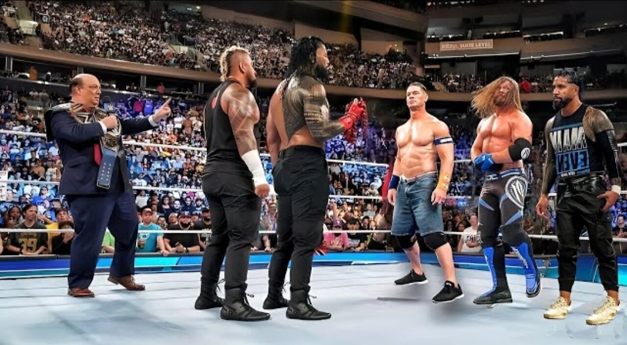 WWE 20 September 2023 Roman Reigns And Solo Sikoa Vs John Cena And AJ Styles Vs Jay Uso