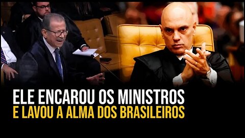 Ele ENCAROU os ministros e lavou a alma dos BRASILEIROS