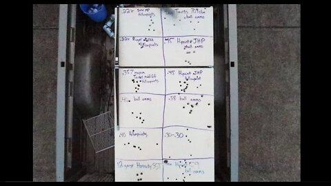 Refrigerator Target Practice - different calibers