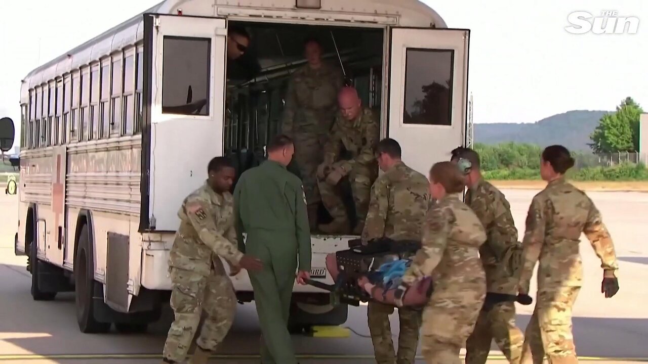 NATO exercise for transporting injured victims (From where? Ukraine?)
