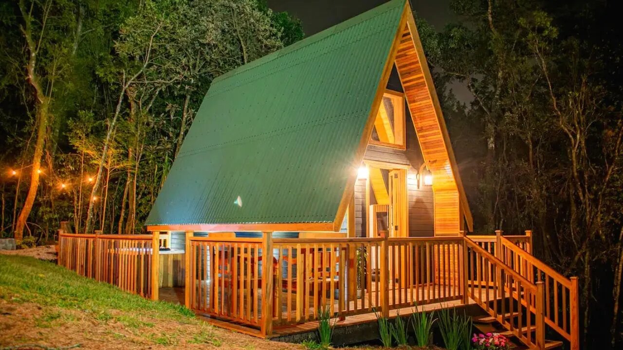 CHALÉ GLAMPING VIDA NO CAMPO - Chalé Airbnb Paraná