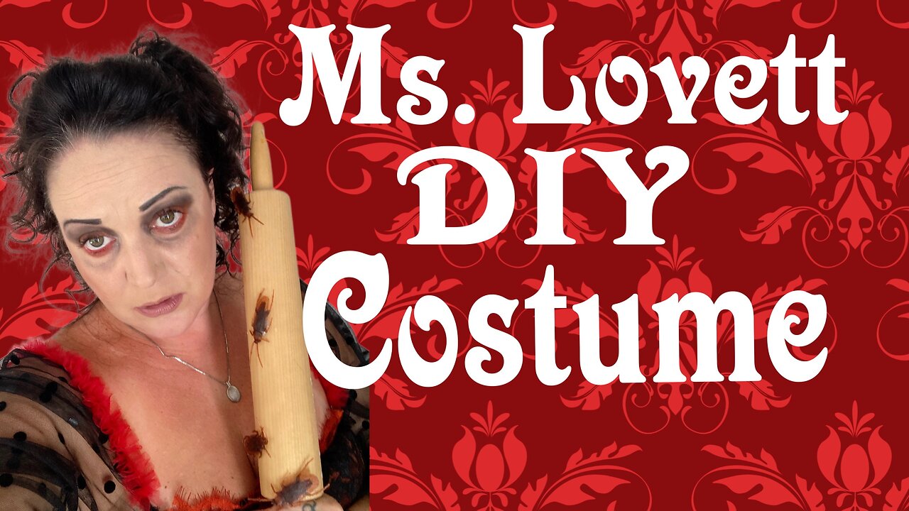 Ms. Lovett DIY costume and make-up tutorial. This is Cal O'Ween !