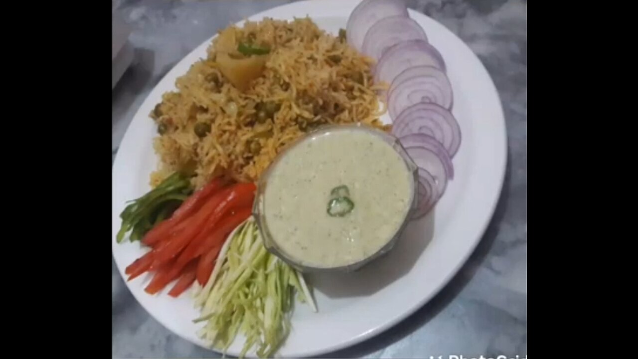 Vegetable#polao#rice#homemade#simple#recipe#yummy#raita#salad#simple masala#Desiifood