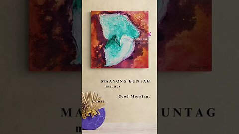 Cebuano word of the day! Maayong Buntag! #art #shorts #reels #artwork #shortvideo #painting