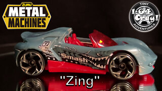 "Zing" in Silver- Model by Metal Machines by ZURU