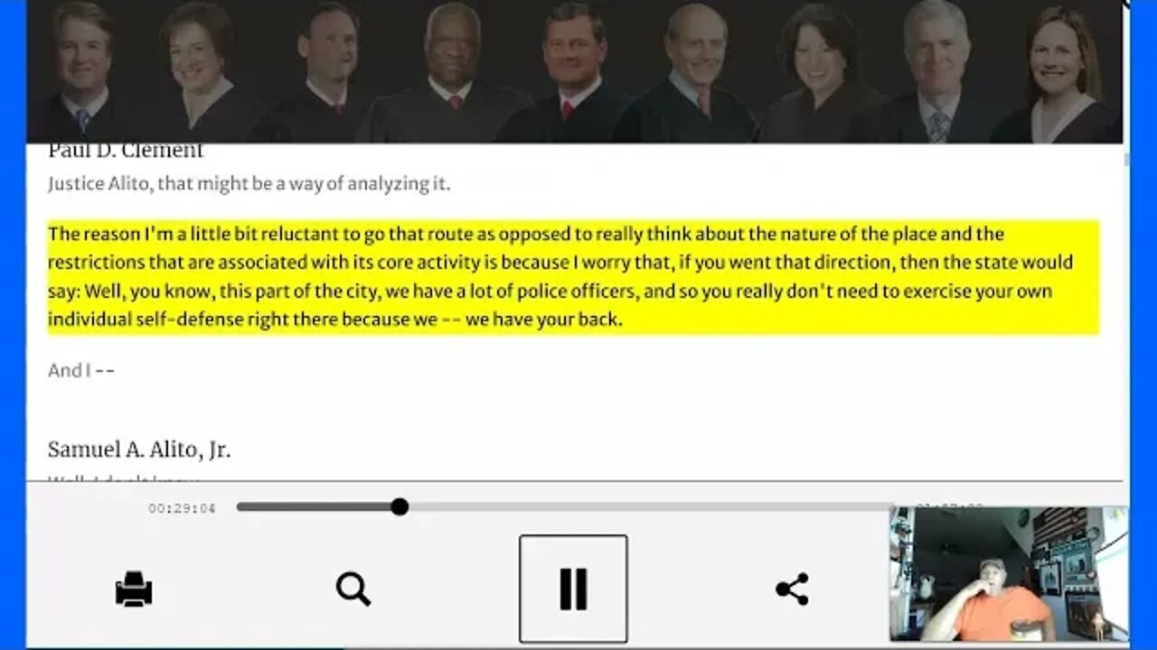 Supreme Court Oral Arguments 2 of 3 - New York State Rifle & Pistol Association v. Bruen