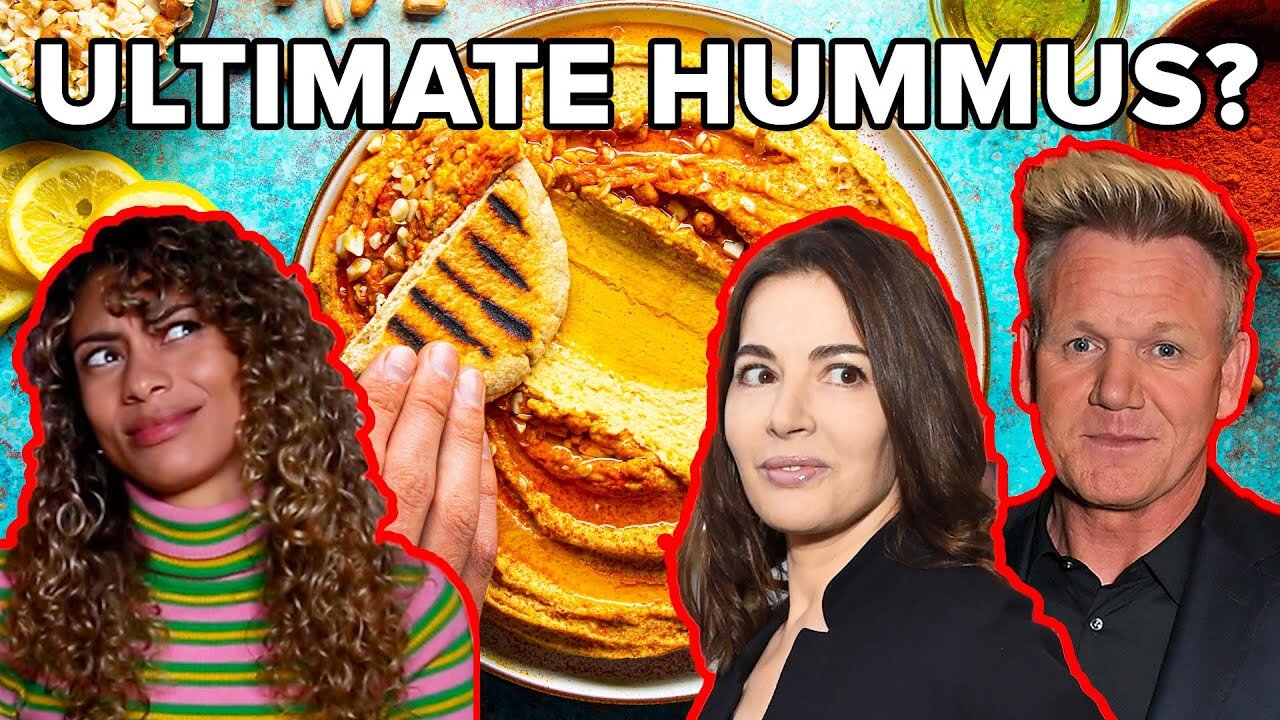 Which British Chef Makes a better Hummus?