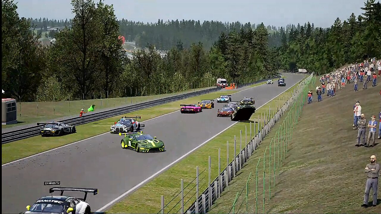 Huge Crash at Spa Francorchamps - ACC