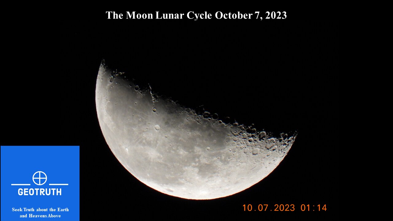 Moon Lunar Cycle October 7 2023