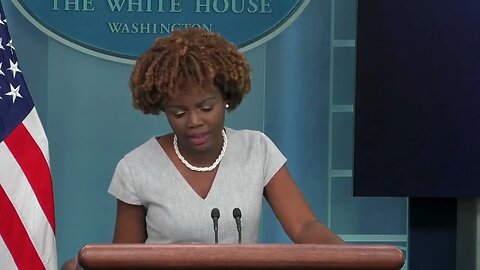 Karine Jean-Pierre Says Biden Is Having "Private Time With His Family" At Camp David This Weekend
