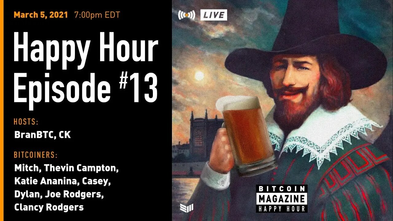 Bitcoin Magazine Happy Hour # 13 (3/4)