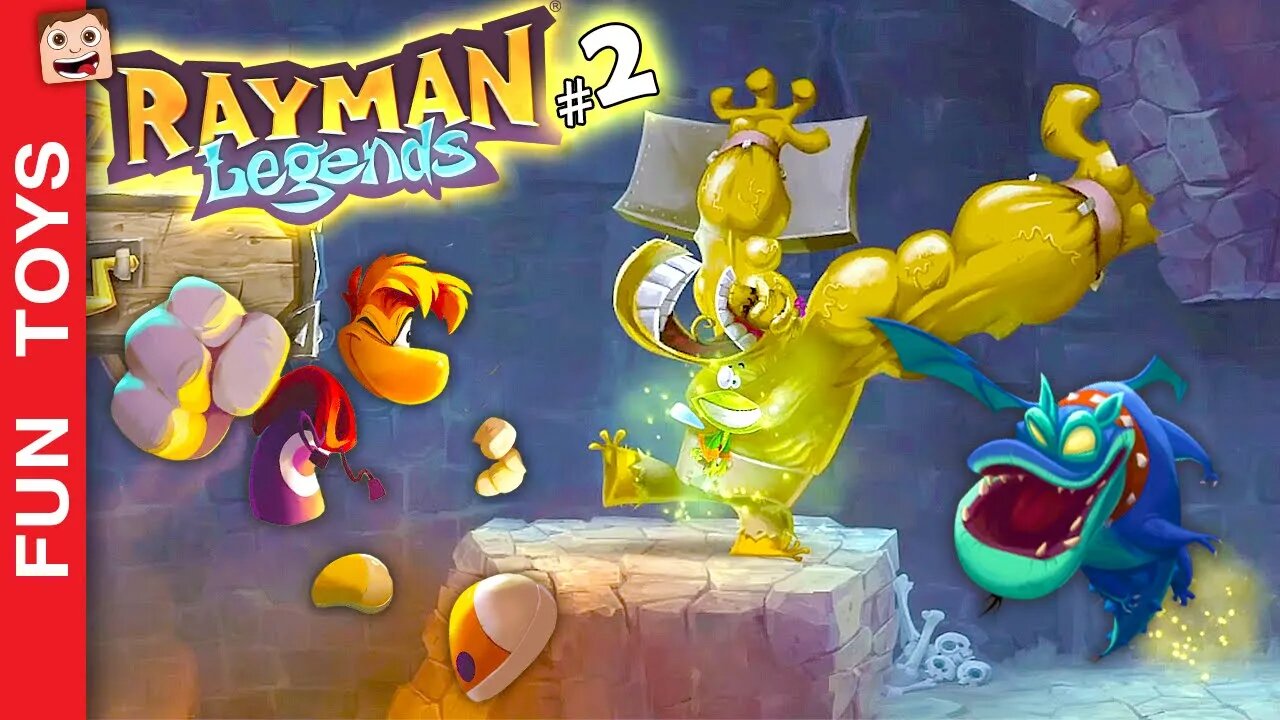 Rayman Legends #2 - Dragões, Dragões e Mais Dragões me atacando!!! E troquei a minha SKIN! PT-BR