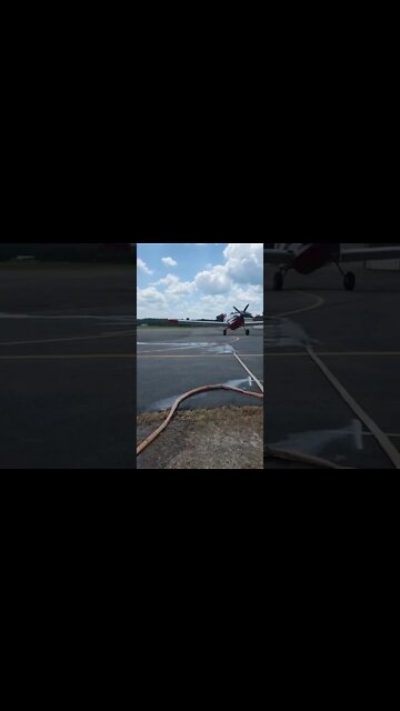 Monticello Arkansas Fire Department Refilling AFC Plane On Saturday July 22nd 2022