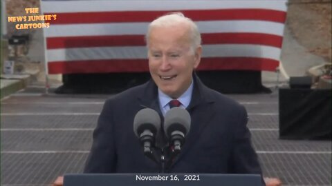 Biden says house burned "with my wife in it," adding to long list of questionable stories.