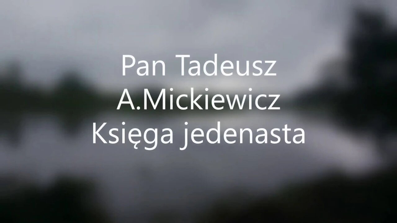 Pan Tadeusz -A.Mickiewicz Księga jedenasta audiobook