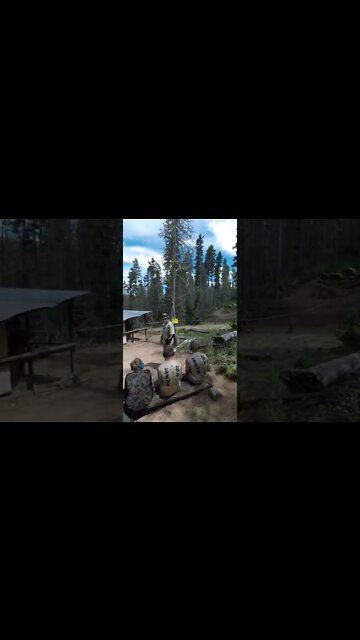 Waiting to shoot blackpowder rifles at Philmont Clear Creek #shorts