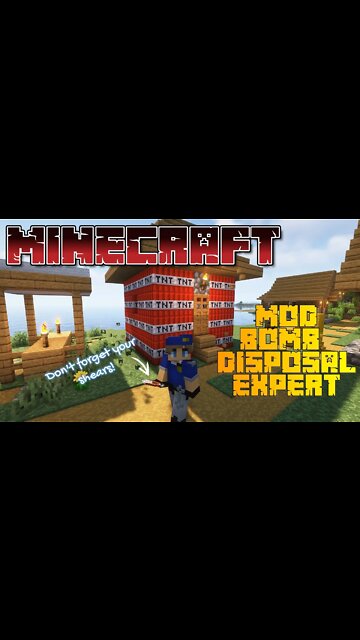 Minecraft: Mod Showcase - Bomb Disposal Expert #Shorts