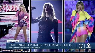 Ticketmaster crashes during Taylor Swift presale