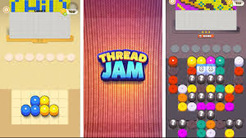 Thread Jam - Untangle 3D Ropes-Gameplay Trailer