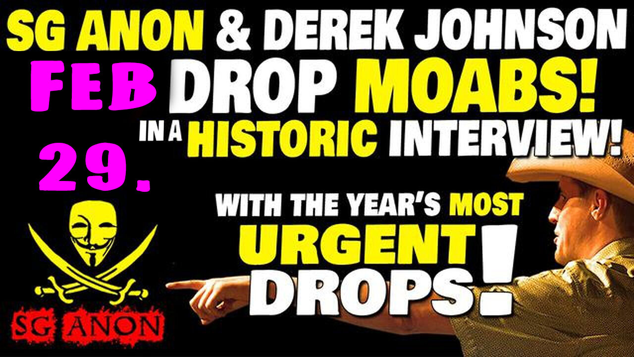 Derek Johnson & SG Anon Drop "When Trump Back"