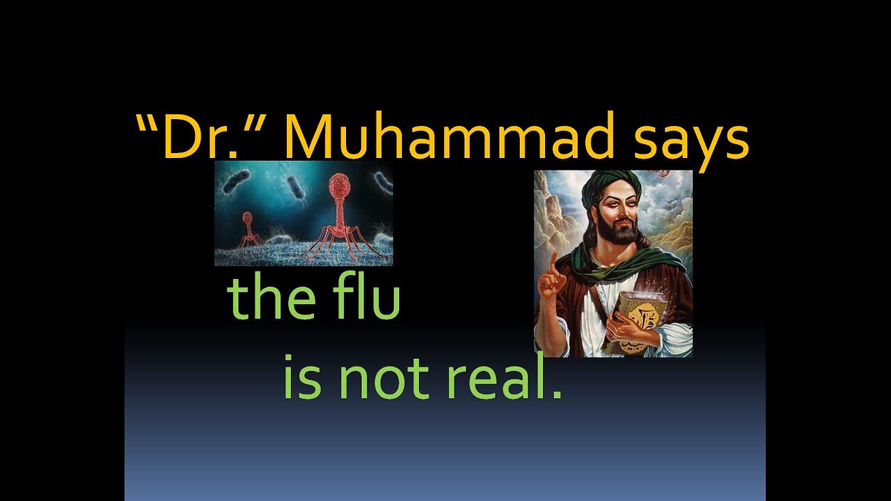 the flu hoax / Islam's bane hadith / 20240103