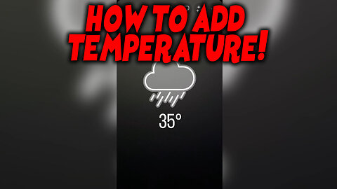 How to Add Temperature to Instagram Story