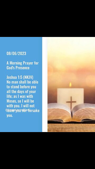 Morning Prayer for God's Presence #youtubeshorts #godslove #jesus #god #pray #blessed #joy #faith