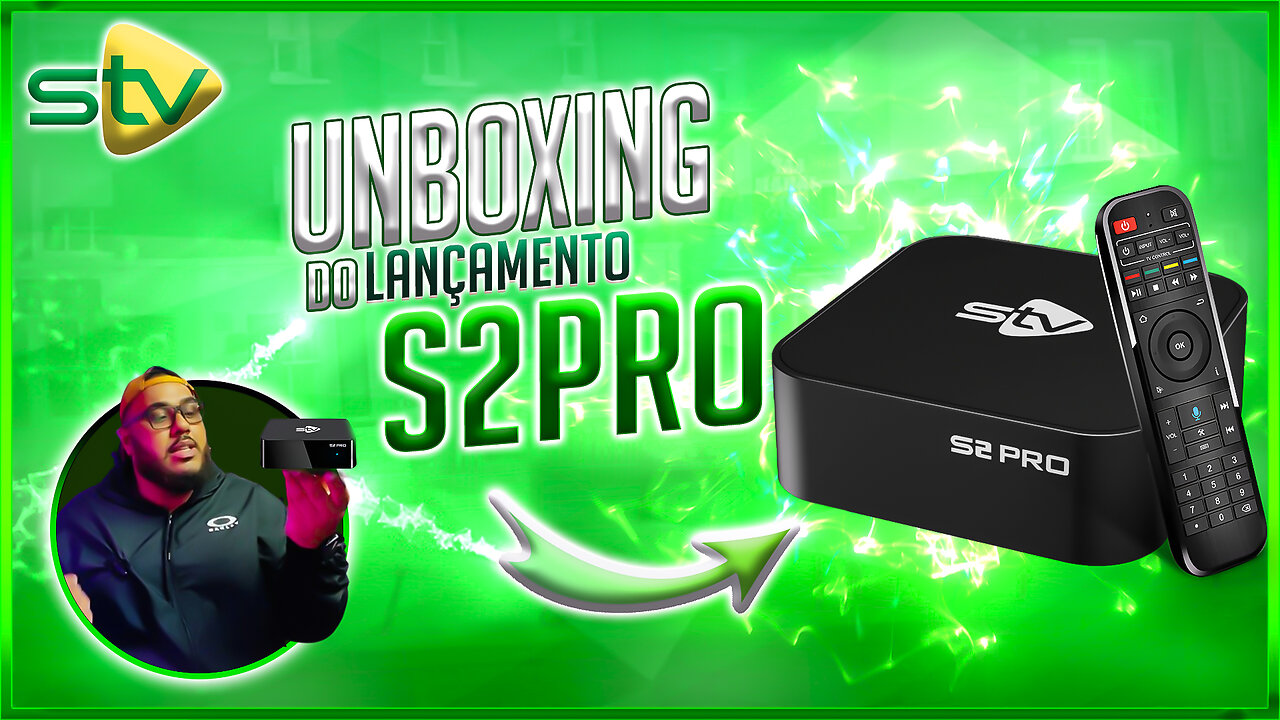 S2PRO : A TV BOX LANÇAMENTO DA STV PARA 2024 - WIFI6 ,ANDROID 12 COMPLETO-DEMONSTRAÇÃO